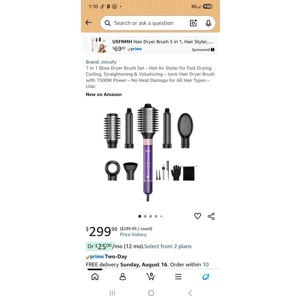 Hot Styler vincofy blow